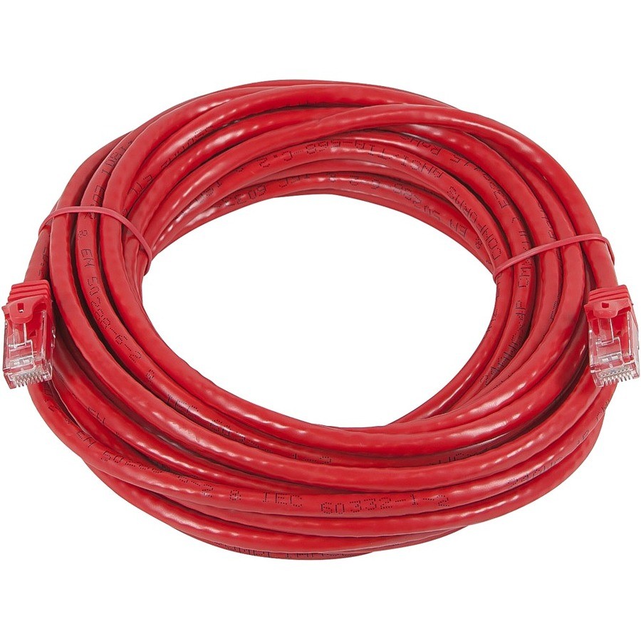 Monoprice FLEXboot Cat6 24Awg Utp Ethernet Network Patch Cable, Red, 50FT