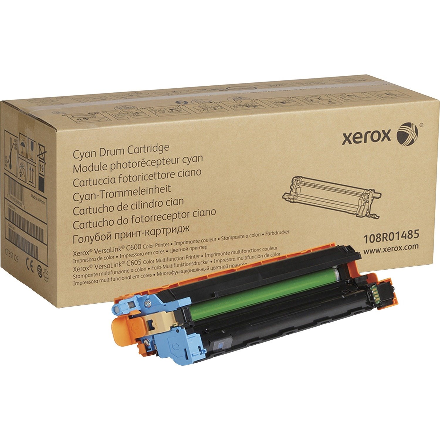 Genuine Xerox Cyan Drum Cartridge For VersaLink C600/C605