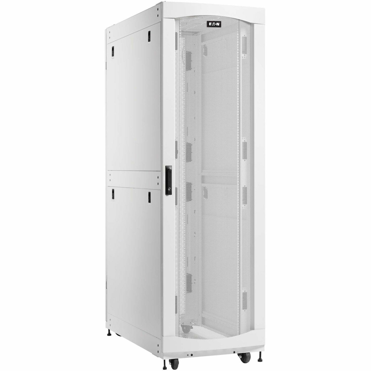 Eaton SmartRack 45U Deep Standard-Width Heavy-Duty Rack Enclosure Cabinet for AI Servers, White