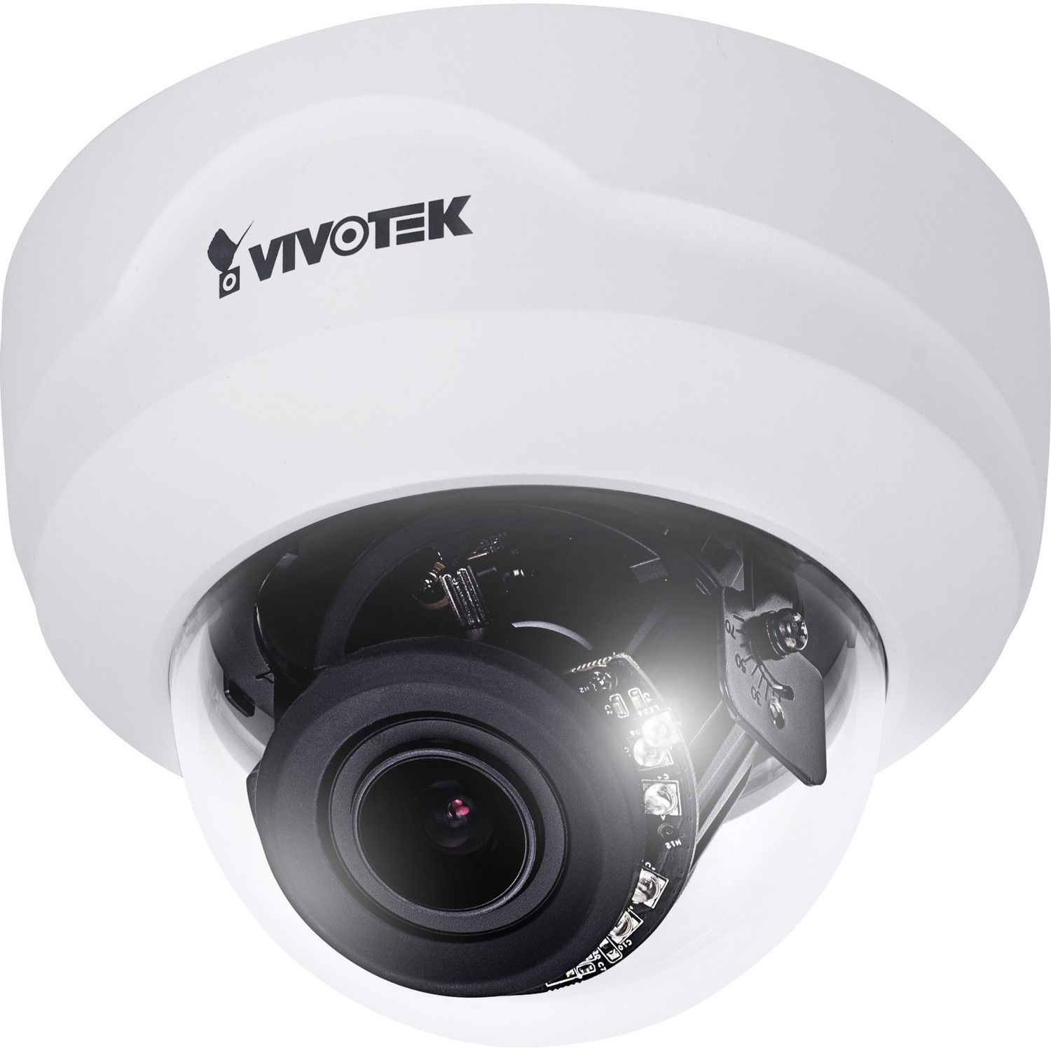 Vivotek FD8167A 2 Megapixel Indoor/Outdoor HD Network Camera - Color, Monochrome - Dome - TAA Compliant