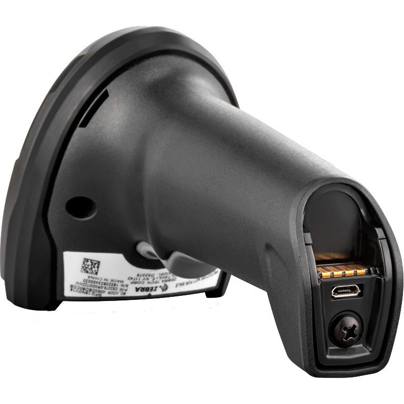 Zebra DS2278-SR Retail, Hospitality, Transportation, Logistics, Government Handheld Barcode Scanner Kit - Wireless Connectivity - Twilight Black - USB Cable Included