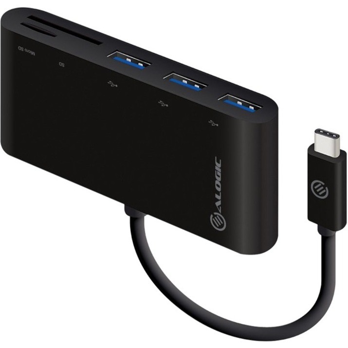 Alogic USB Hub/FlashCard Reader - USB Type C - External