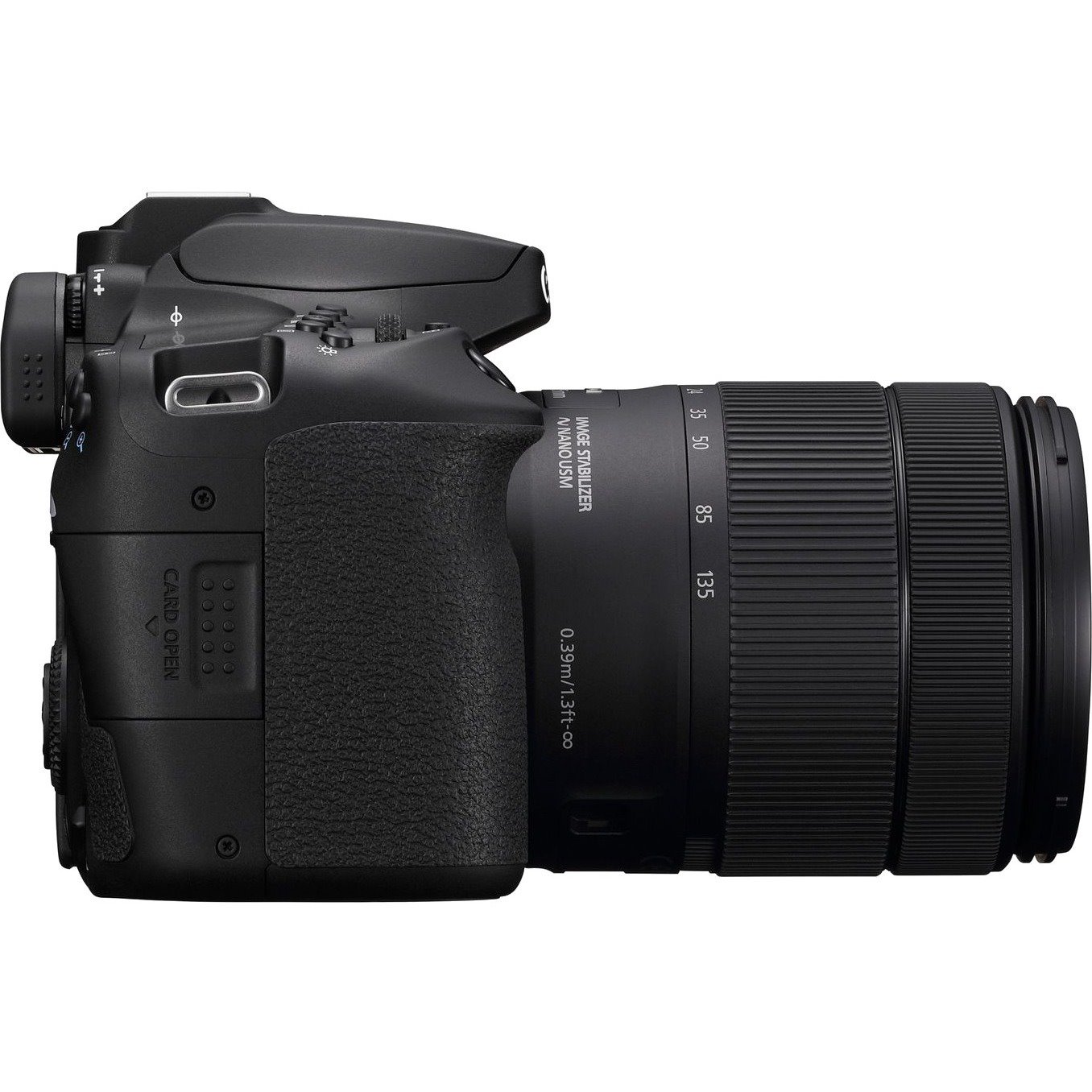 Canon EOS 90D 32.5 Megapixel Digital SLR Camera with Lens - 18 mm - 135 mm - Black