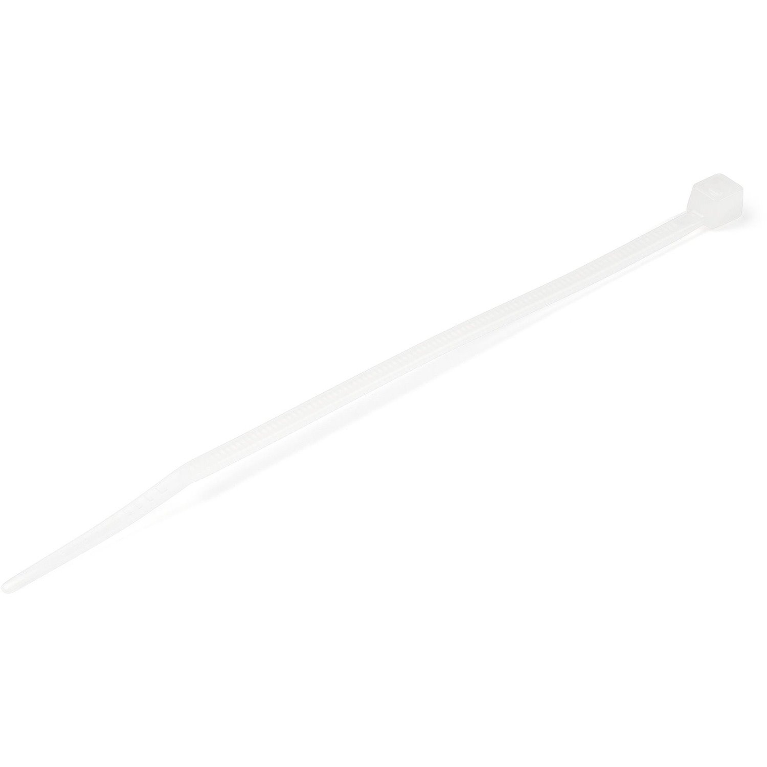 StarTech.com 100 Pack 4" Cable Ties - White Small Nylon/Plastic Zip Ties Adjustable Network Cable Wraps UL TAA