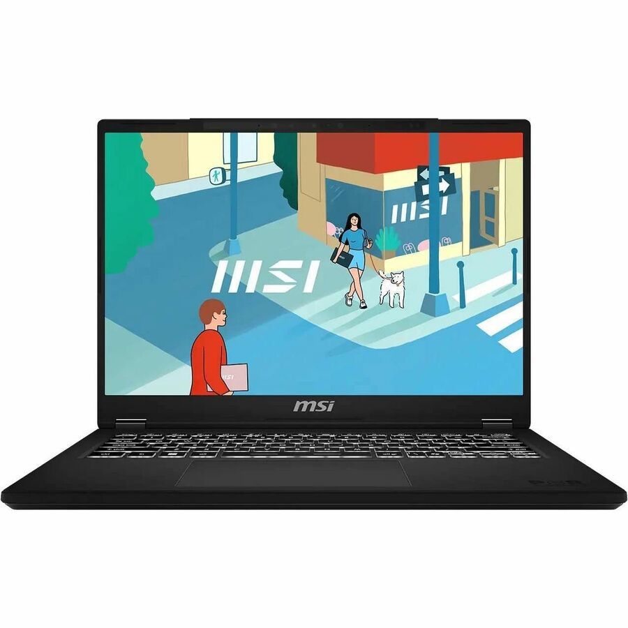 MSI Modern 14 H D13M Modern 14 H D13MG-224AU 14" Notebook - Full HD Plus - Intel Core i9 13th Gen i9-13900H - 16 GB - 1 TB SSD - Classic Black