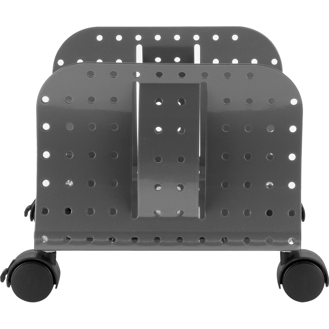 Allsop Metal Art Mobile Cpu Caddy Computer Tower Stand/Case With Wheels