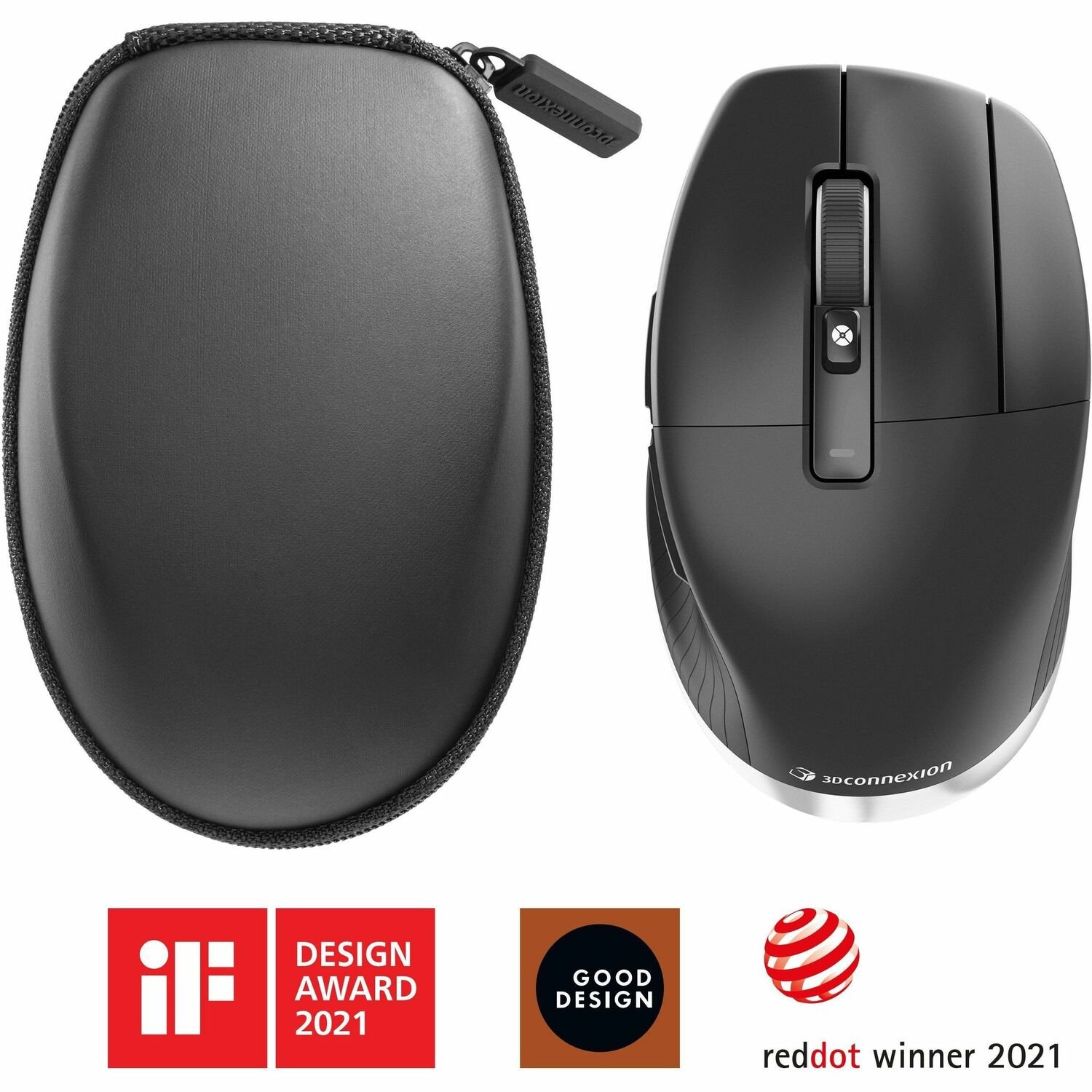 3Dconnexion CadMouse Pro Wireless - The Precision Ergonomic Mouse for CAD Professionals