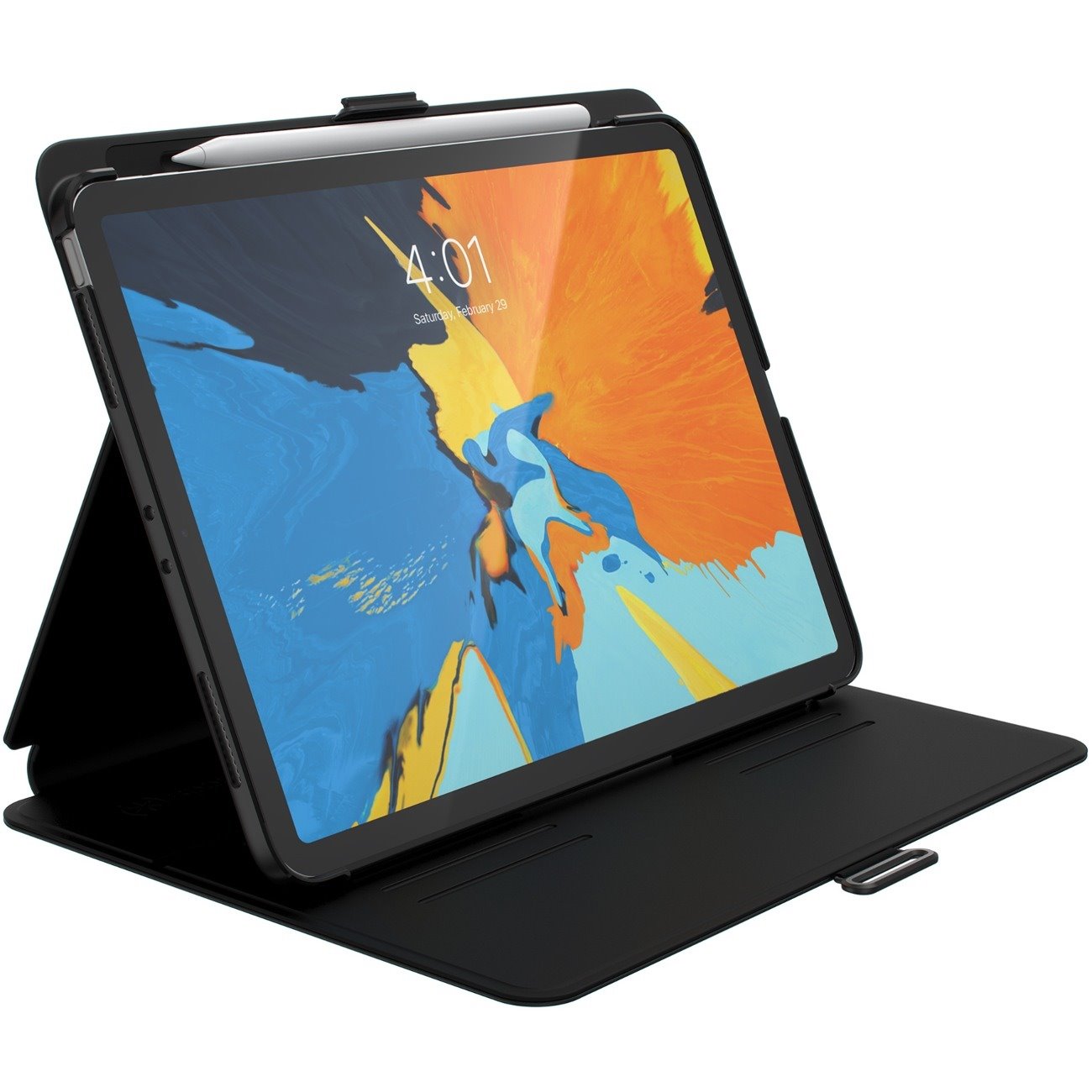 Speck Balance FOLIO Carrying Case (Folio) for 11" Apple iPad Pro (2018) Tablet - Black