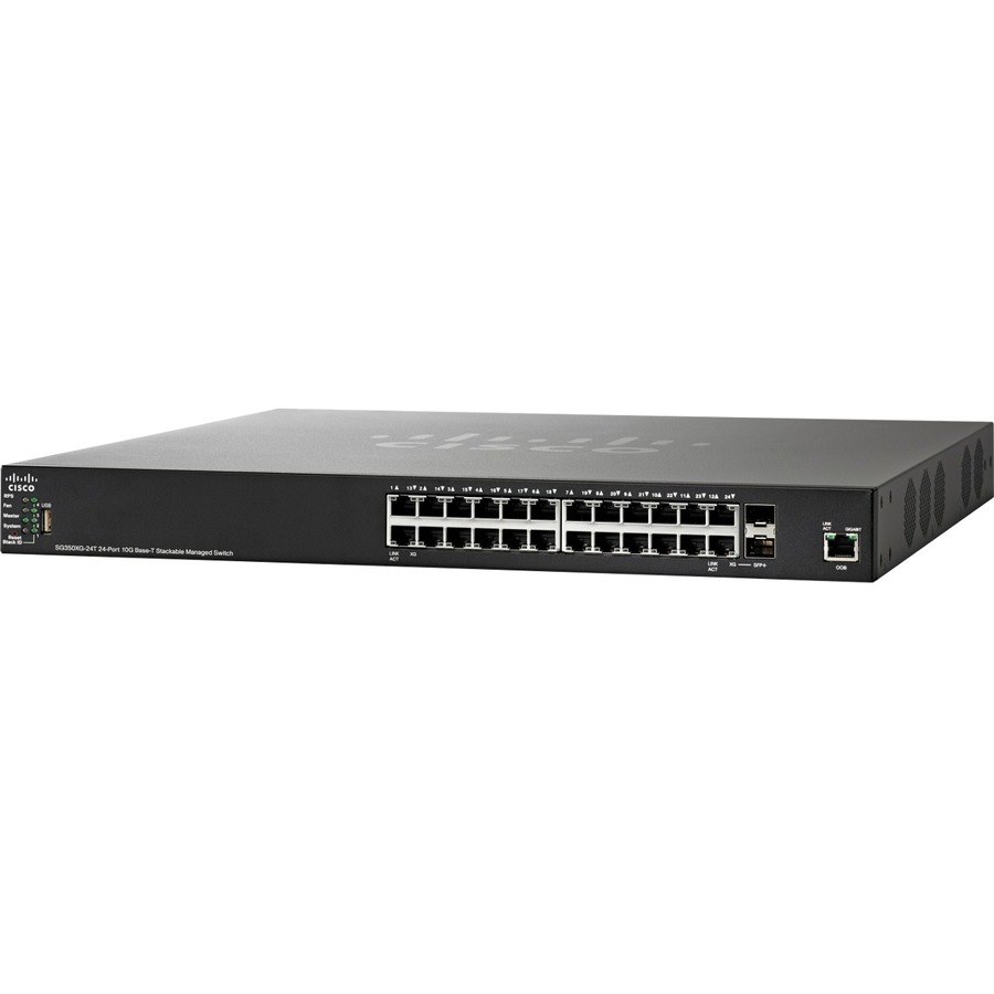 Cisco SG350XG-24T 24-Port 10GBase-T Stackable Managed Switch