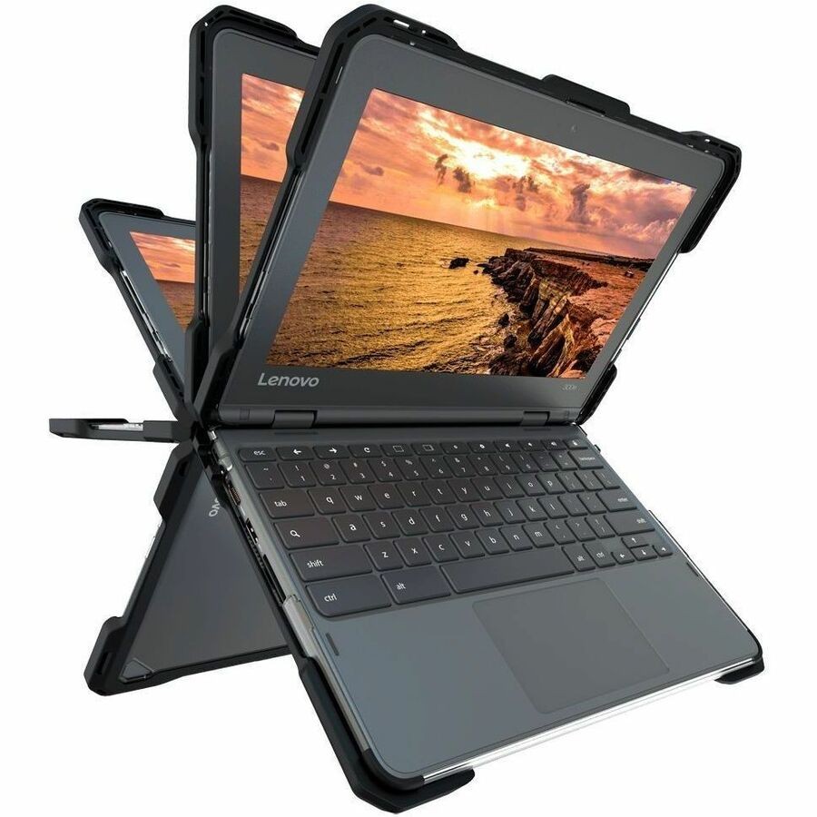 Rugged Hard Shell Case for Lenovo 500e / 500w Gen 4 Chrome & Windows (w/ Stylus Cutout)