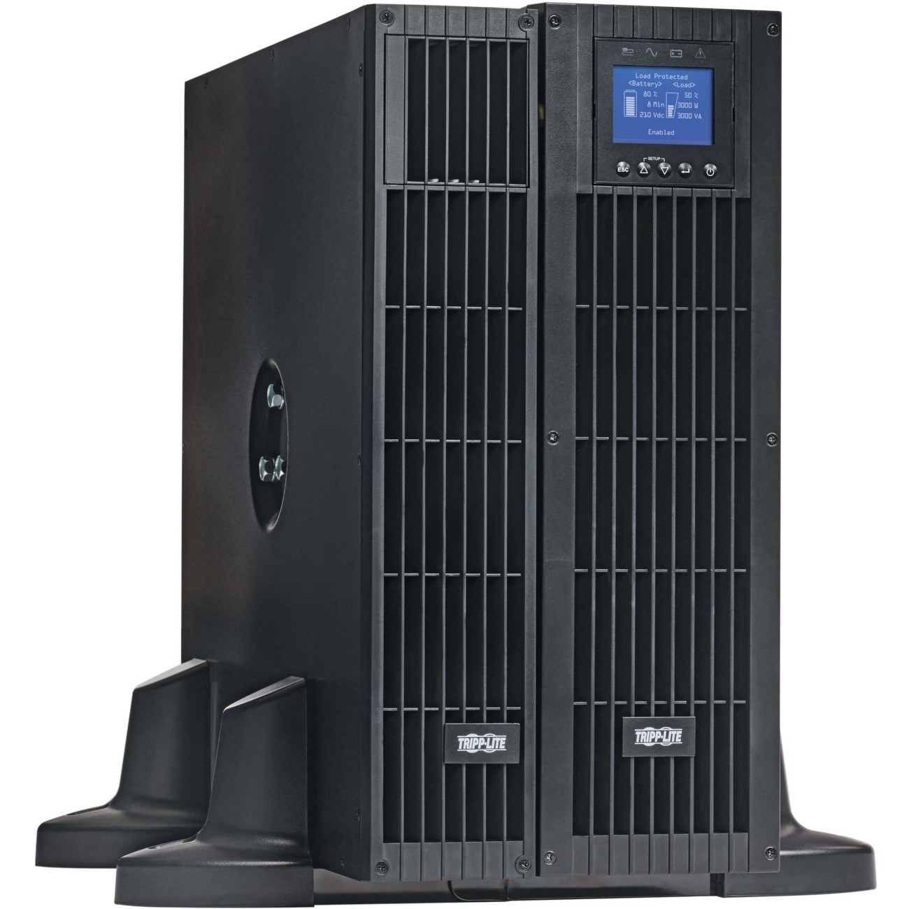 Tripp Lite by Eaton 208/240V 6000VA 6000W On-Line UPS, Unity Power Factor with Bypass PDU and 120V Transformer, Hardwire/L6-30P Input, 5U