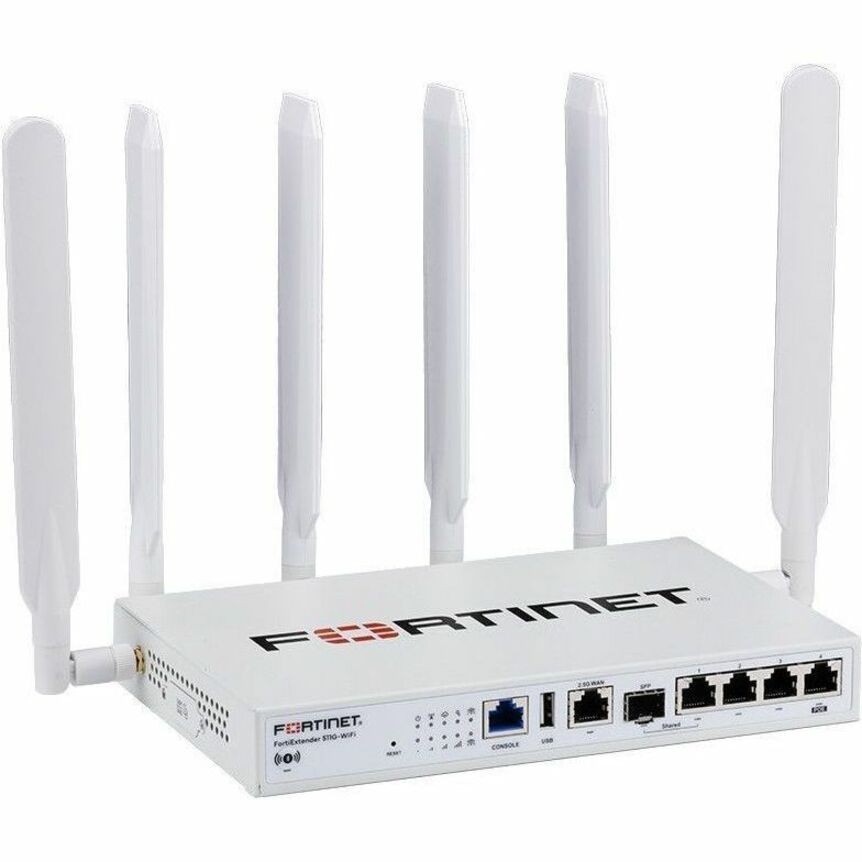 Fortinet FortiExtender FEX-511G-WIFI Wi-Fi 6 IEEE 802.11ax 2 SIM Ethernet, Cellular Modem/Wireless Router