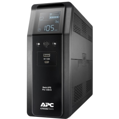 APC by Schneider Electric Back-UPS Pro BR1200SI Line-interactive UPS - 1.20 kVA/720 W