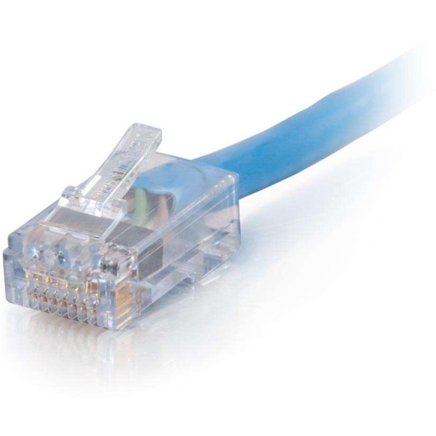 Cables To Go C2G Cat6 Non-Booted Patch Cable, Blue, 75FT