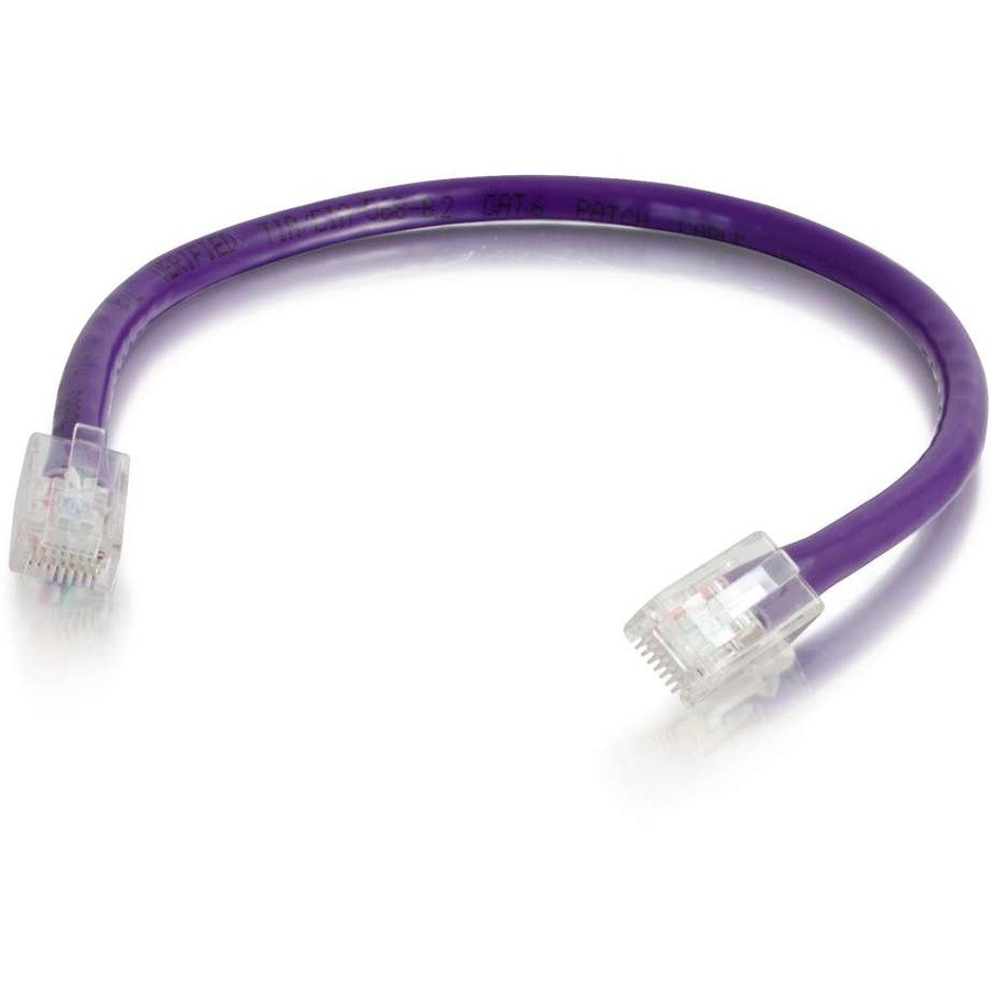 Cables To Go C2G Cat6 Non-Booted Unshielded (Utp) Network Patch Cable - Purple, 14FT