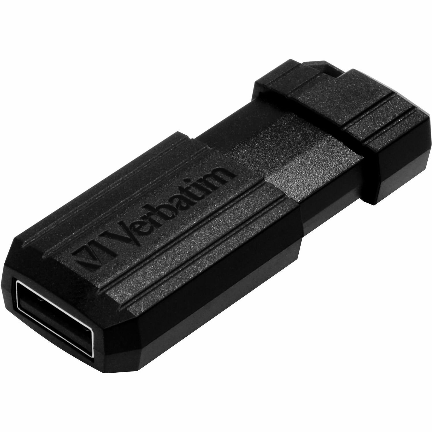 Verbatim PinStripe 16 GB USB 2.0 Type A Flash Drive - Black
