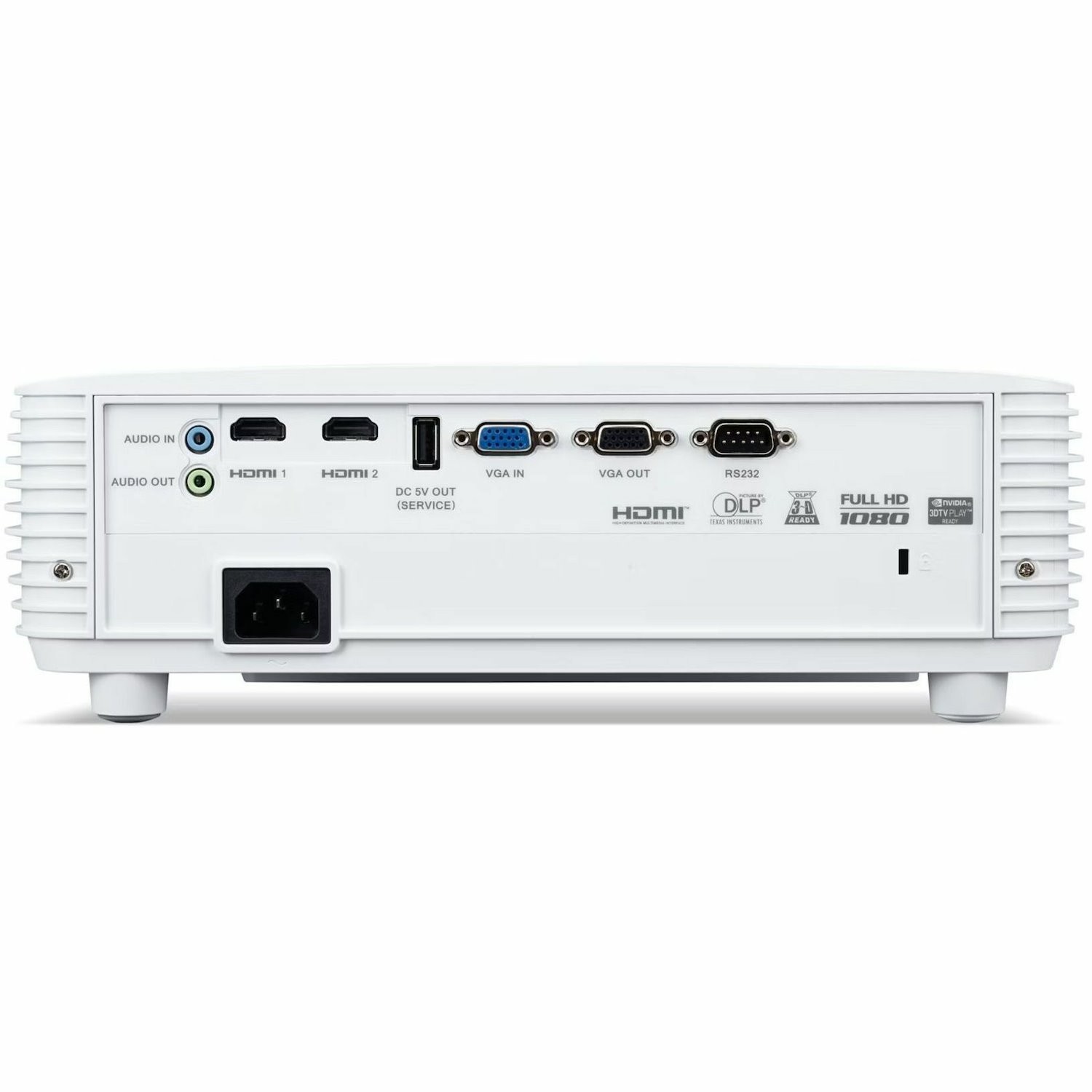 Acer H6542 3D DLP Projector - 16:9 - Ceiling Mountable - White