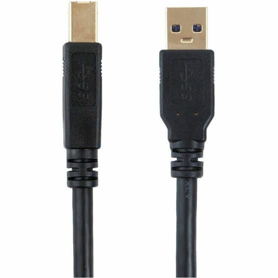 Monoprice Select Series Usb-A To Usb-B 3.0 Cable, Black, 1.5FT