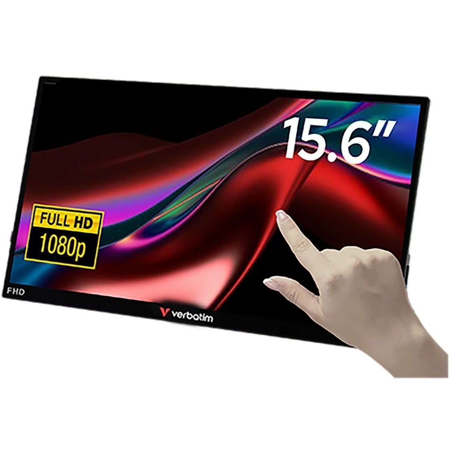 Verbatim PMT-15 16" Class LED Touchscreen Monitor - 16:9 - 6 ms