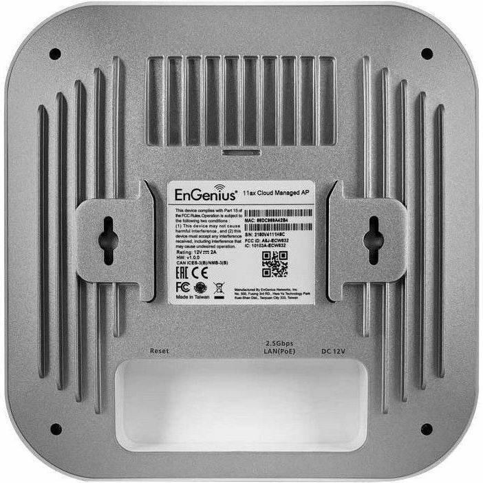 EnGenius ECW220S Dual Band Wi-Fi 6 IEEE 802.11ax 1.73 Gbit/s Wireless Access Point - Indoor