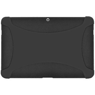 Amzer Silicone Skin Jelly Case - Black For Samsung GALAXY Tab 2