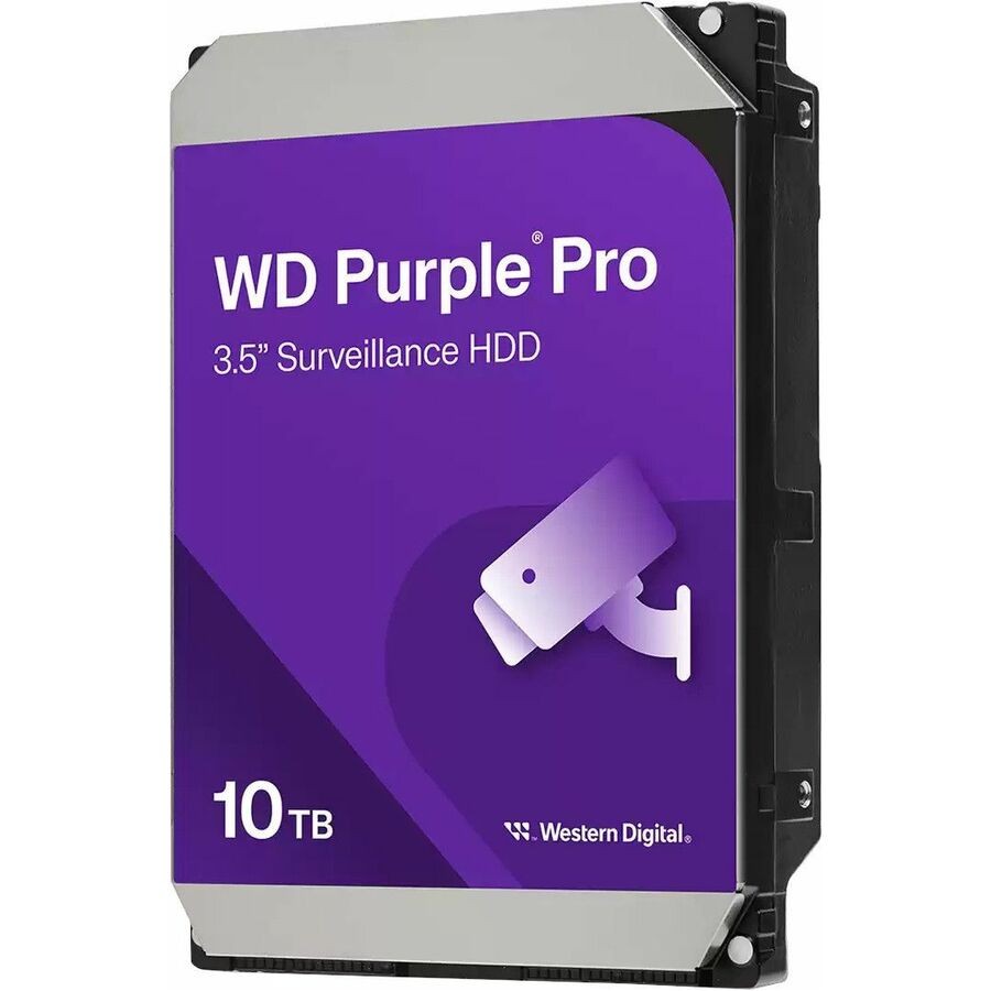 Western Digital WD 10TB Purple Pro Surveillance 3.5" Hard Drive, Sata3, 7200RPM, 256MB Cache, 64X Camera Support, 5Y