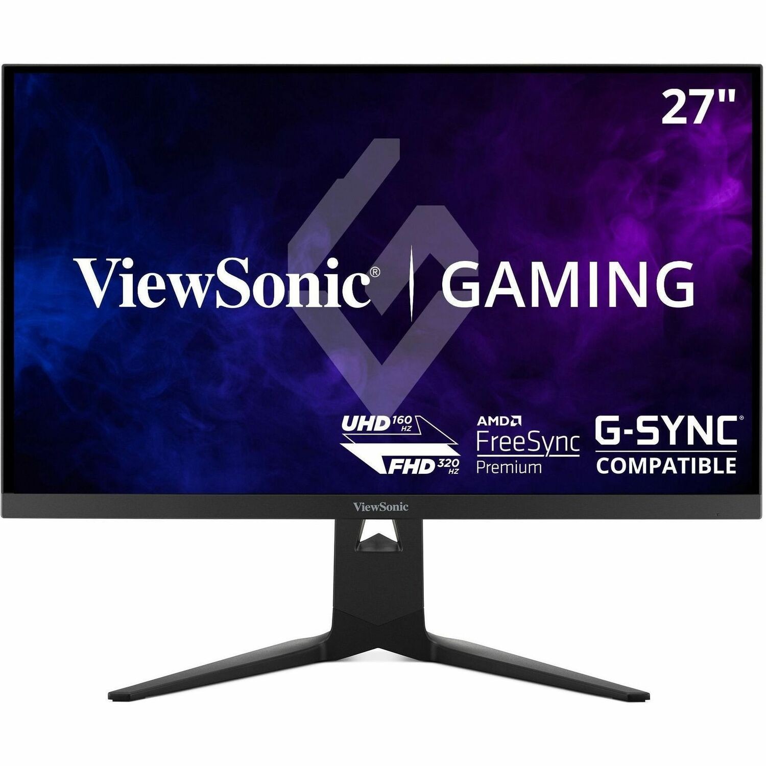 ViewSonic XG275D-4K 27 Inch 4K UHD Gaming Monitor with Switchable Refresh Rate Up to 320Hz, 0.5ms Response Time, AMD FreeSync Premium, Advanced Ergonomics, HDMI, DisplayPort, and 65W USB-C