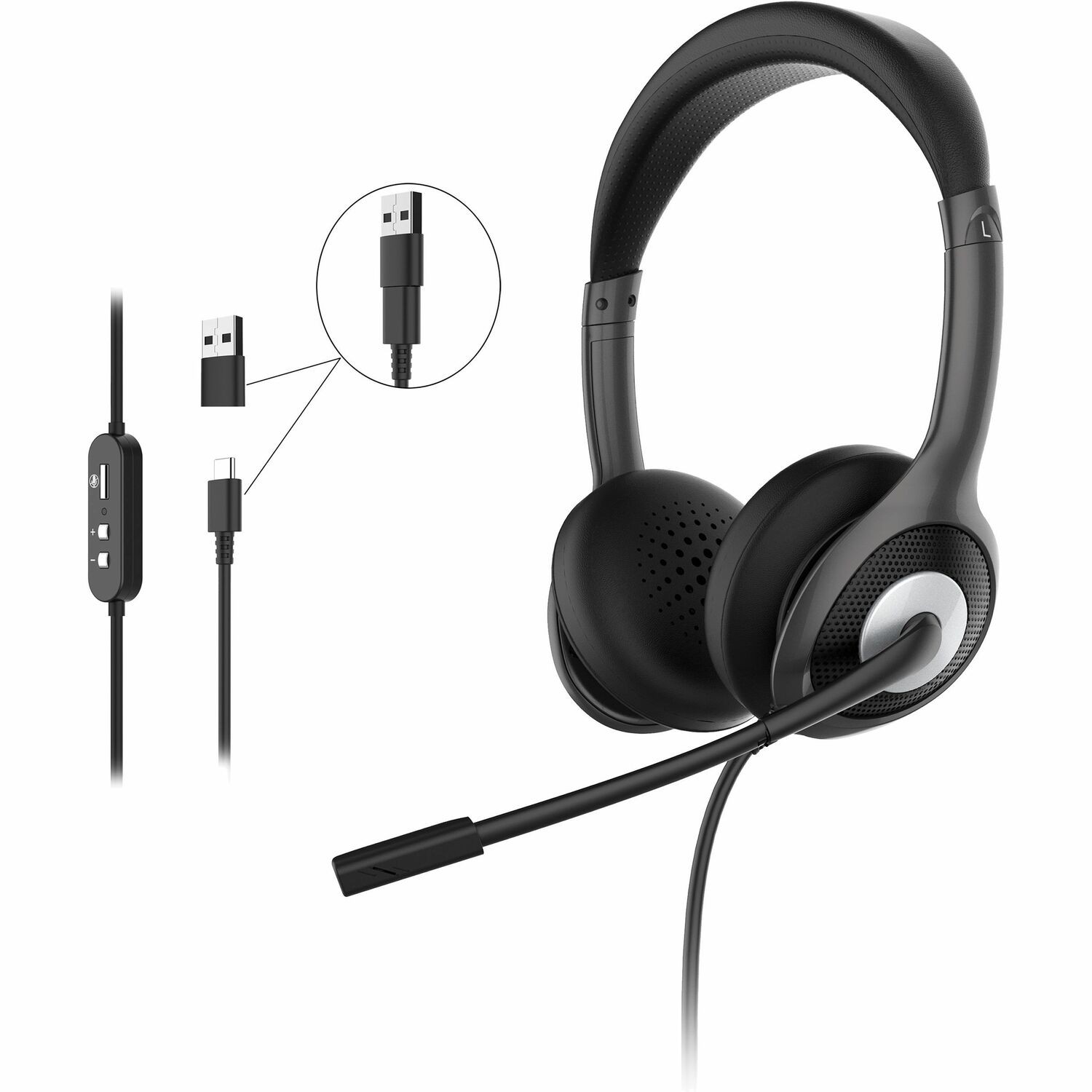 Morpheus 360 Connect USB Stereo UC Headset with Boom Microphone HS5600SU