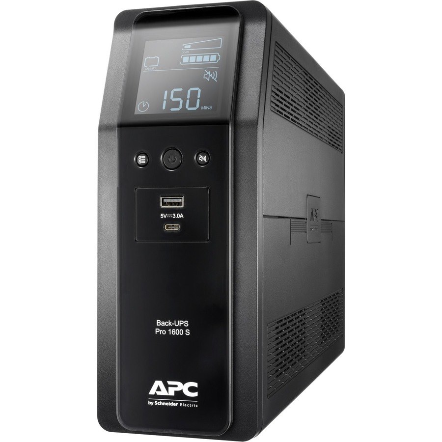APC by Schneider Electric Back-UPS Pro BR1600SI Line-interactive UPS - 1.60 kVA/960 W