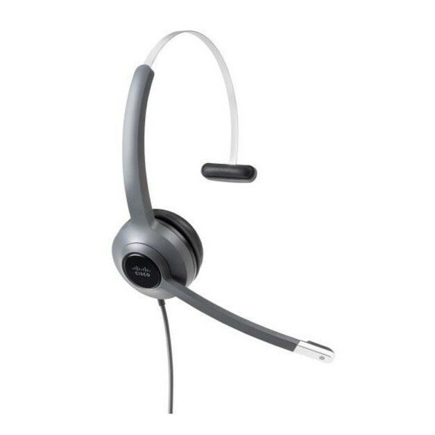 Cisco 521 Wired Over-the-head Mono Headset - Black