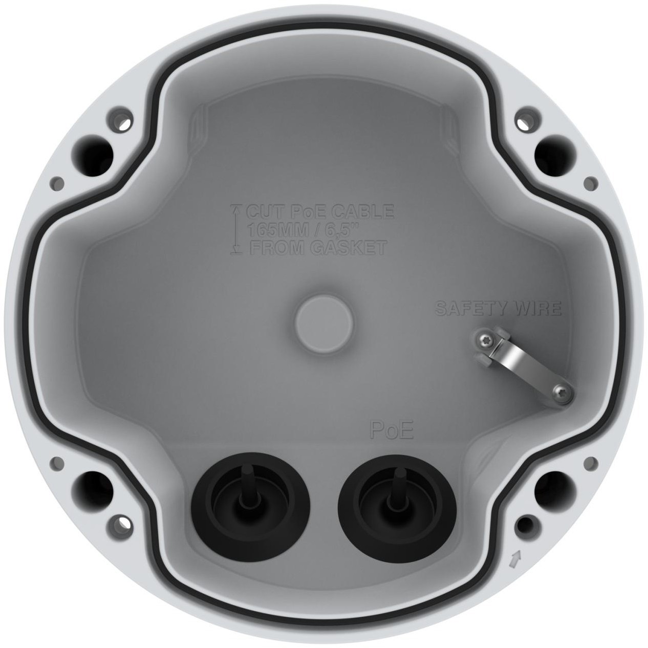 AXIS TP1602-E Mounting Box for Network Camera, Conduit - White