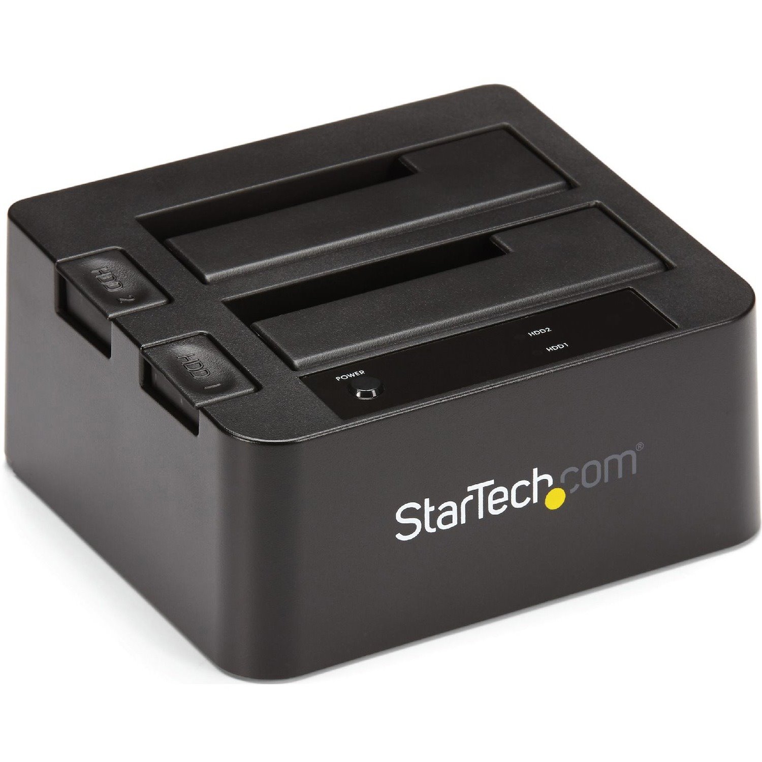 StarTech.com Dual-Bay USB 10Gbps to SATA Hard Drive Docking Station, 2.5/3.5" SATA I/II/III, SSD/HDD Dock, USB Hard Drive Bay, Top-Loading