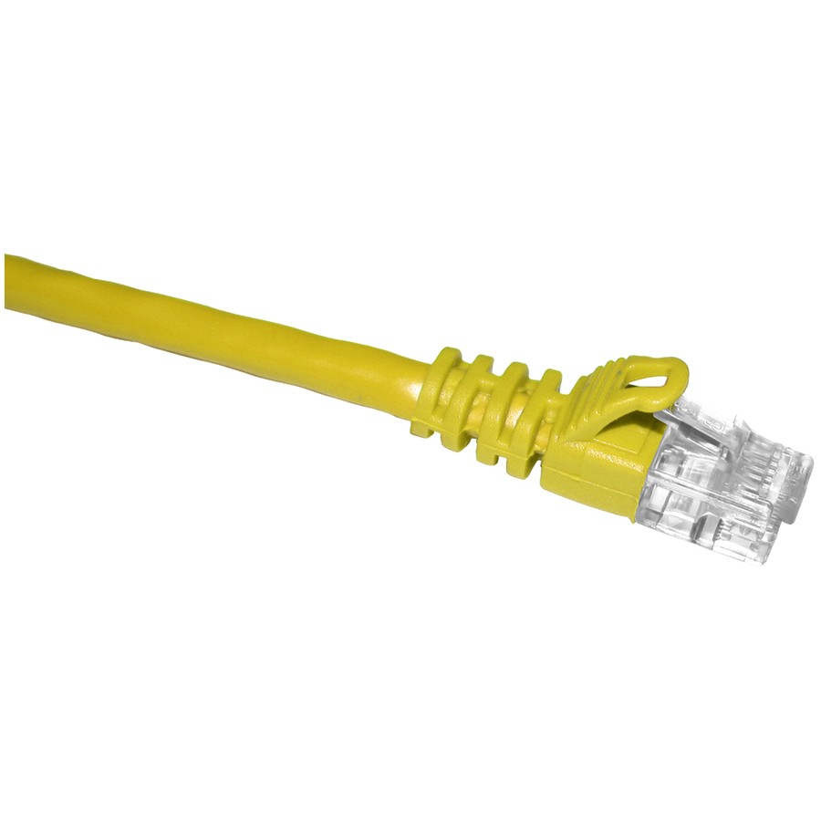 ClearLinks 50FT Cat. 6 550MHZ Yellow Molded Snagless Patch Cable