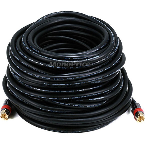 Monoprice Coaxial Audio/Video Rca CL2 75