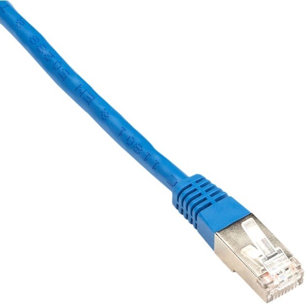 Black Box Cat6 250-MHz Shielded, Stranded Cable SSTP (PIMF), PVC, Blue, 30-ft. (9.1-m)