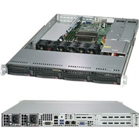 Supermicro SuperServer 5019C-WR Server Barebone System - 1U Rack-mountable - Socket H4 LGA-1151 - 1 x Processor Support