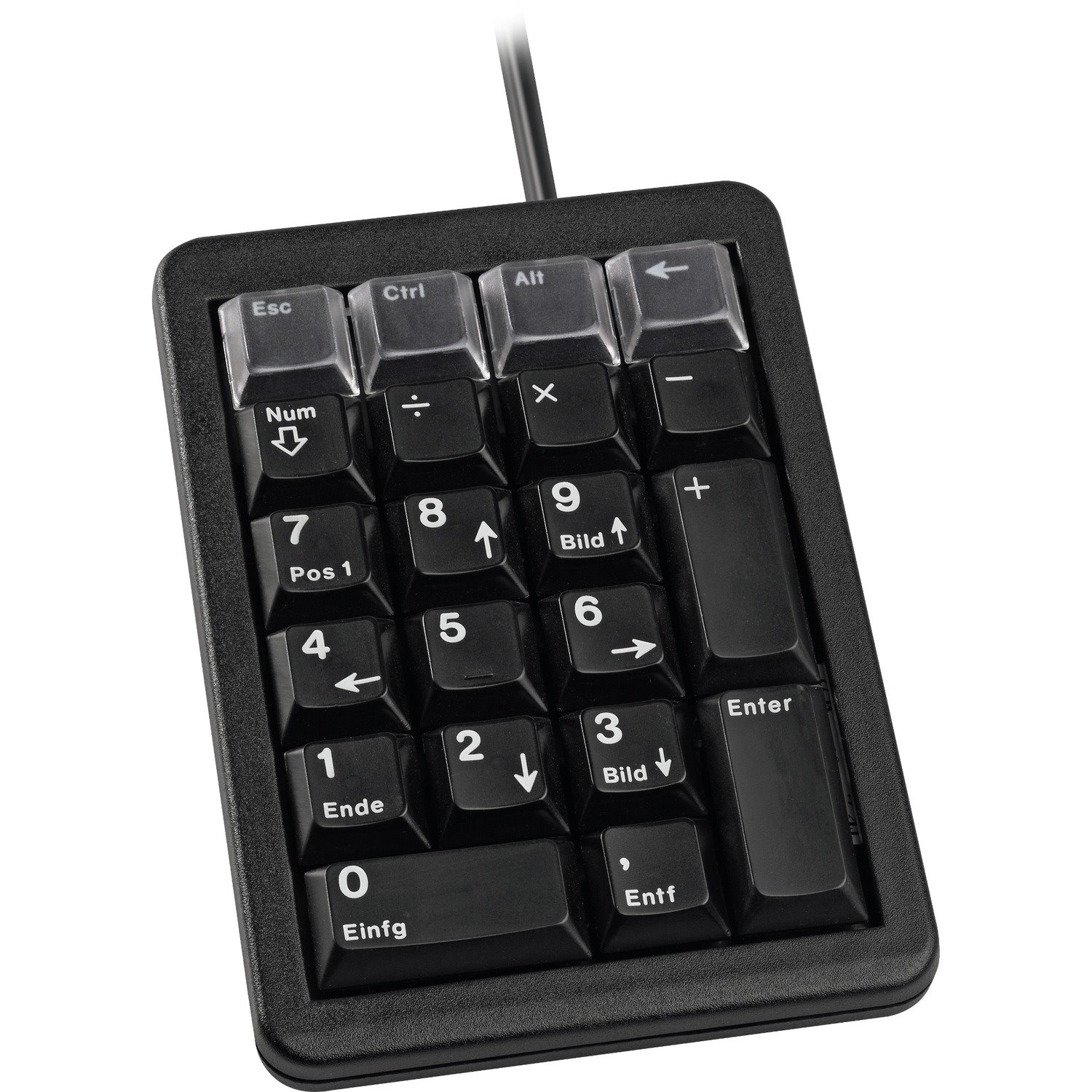 CHERRY G84-4700 Keypad - Cable Connectivity - USB Interface - English (US) - Black