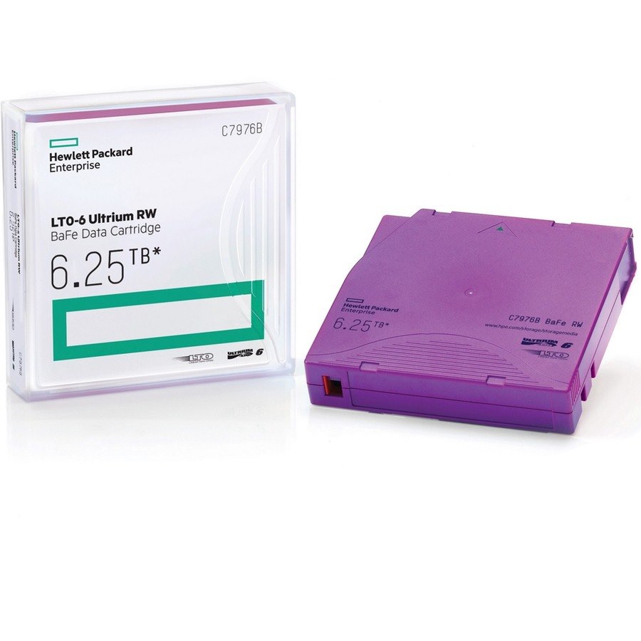 HPE Data Cartridge LTO-6 - WORM - Labeled - 1 Pack