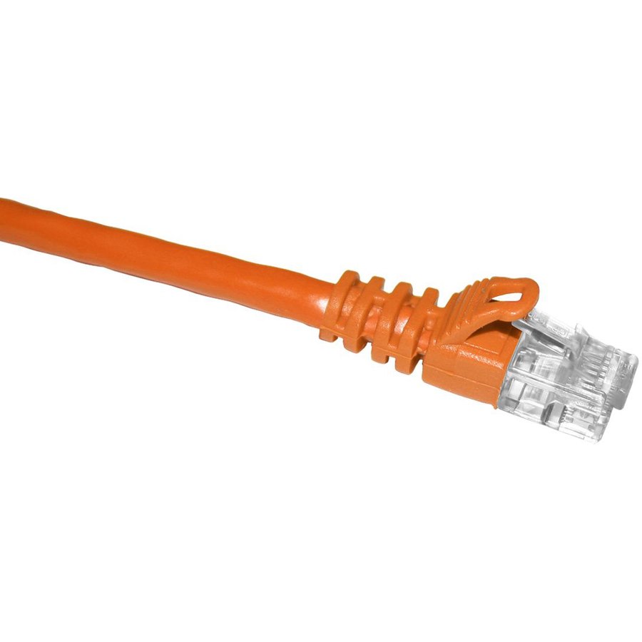 ClearLinks 10FT Cat. 6 550MHZ Orange Molded Snagless Patch Cable