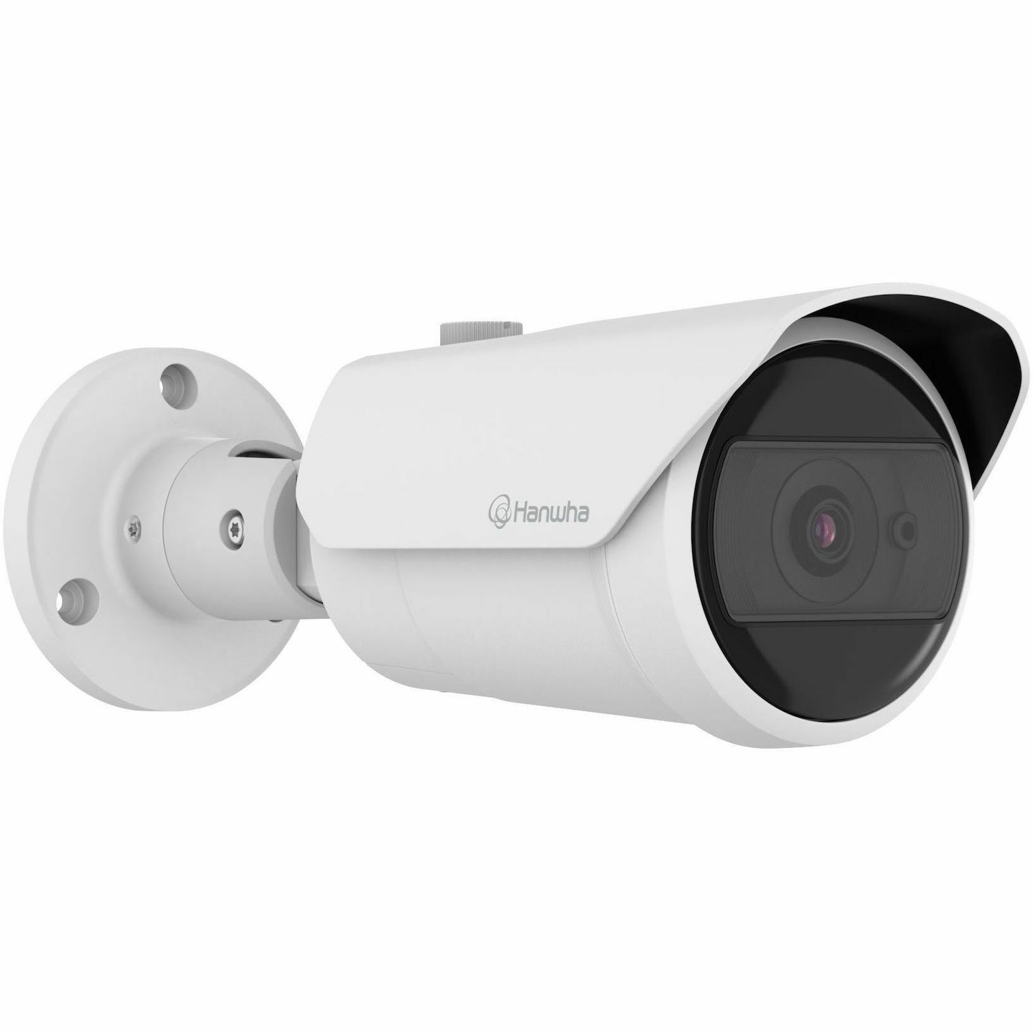 Wisenet QNO-C8013R 5 Megapixel Outdoor Network Camera - Color - Bullet - White - TAA Compliant