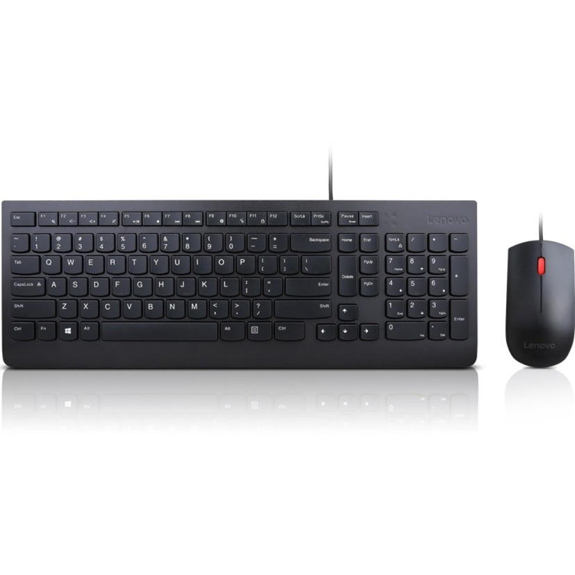 Lenovo Essential Wired Keyboard and Mouse Combo - German