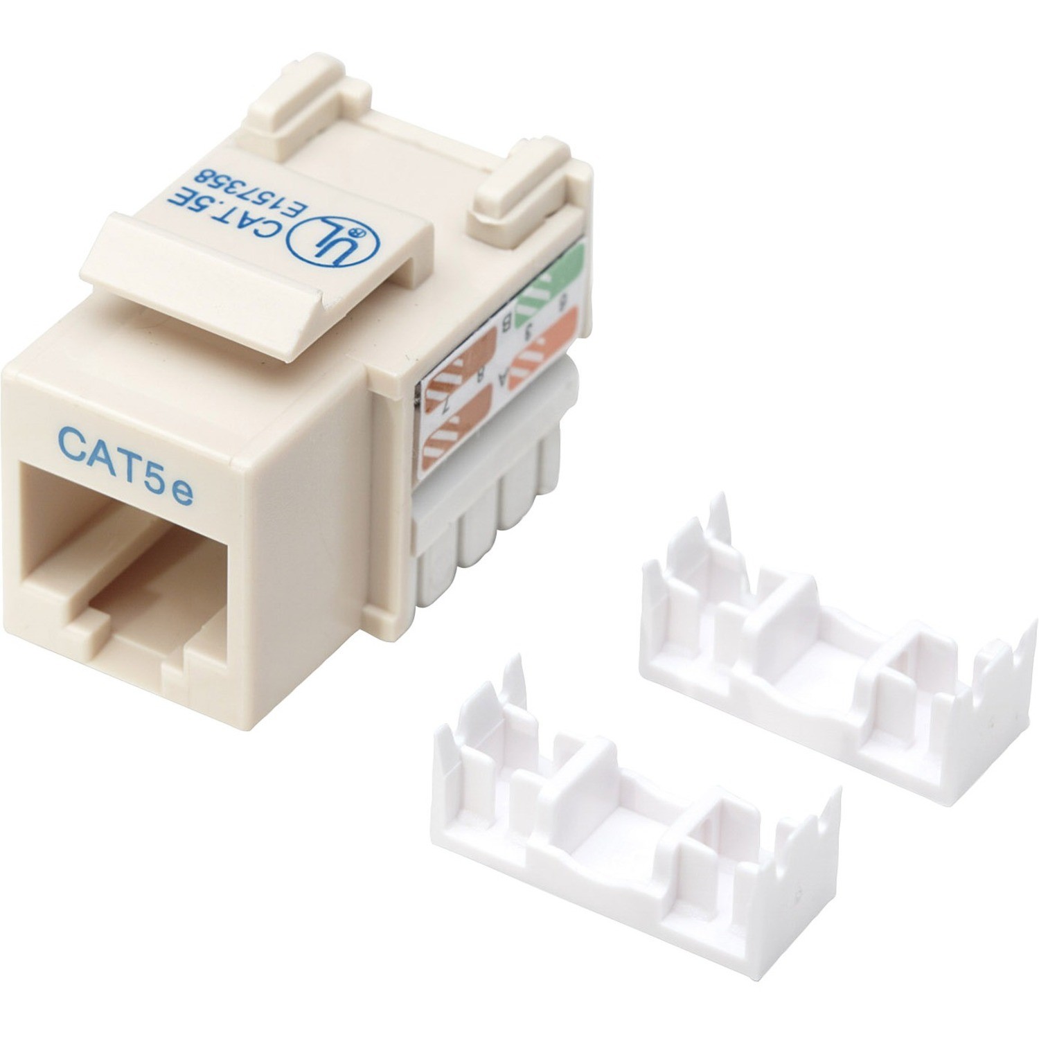 Intellinet Cat5e Utp Keystone Jack, Ivory