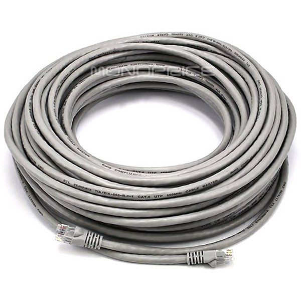 Monoprice Cat6 Utp Patch Cable_ 75FT GR