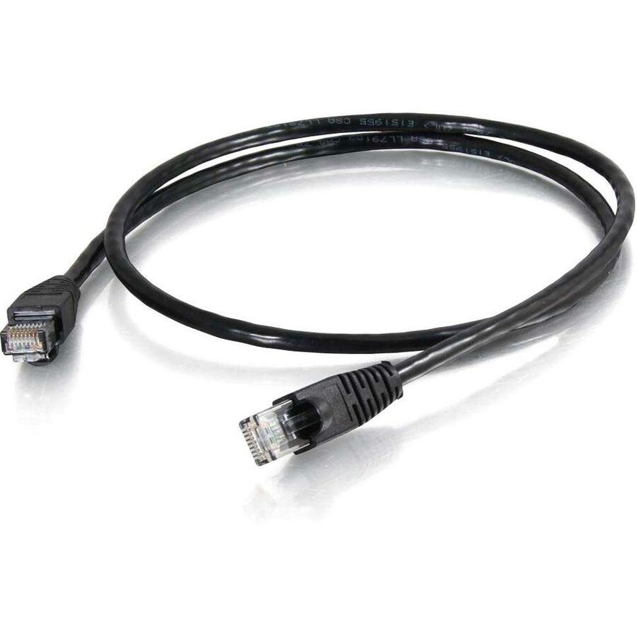 Cables To Go C2G Cat5e Snagless Patch Cable, Black, 20FT - Taa
