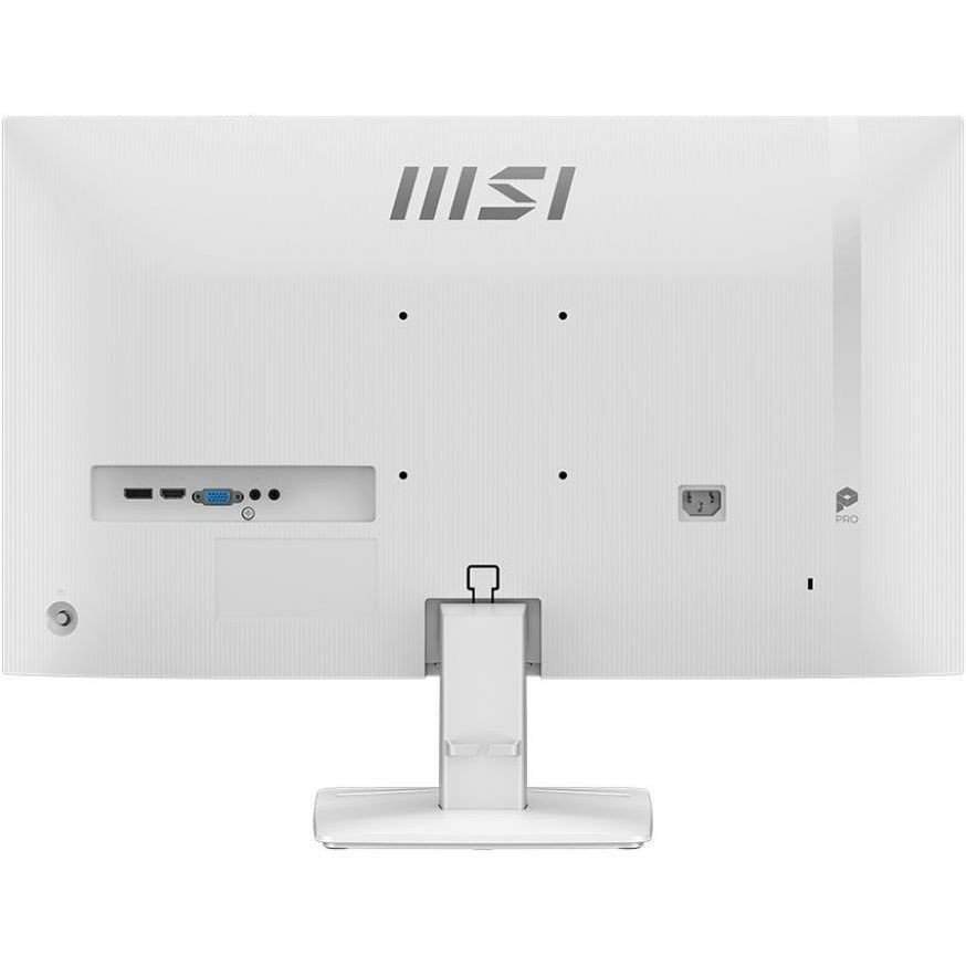 MSI PRO MP275W E2 - PROMP275WE2 - Business Productivity Monitor White - 27" IPS FHD 120Hz Adaptive-Sync Display - HDMI - DisplayPort