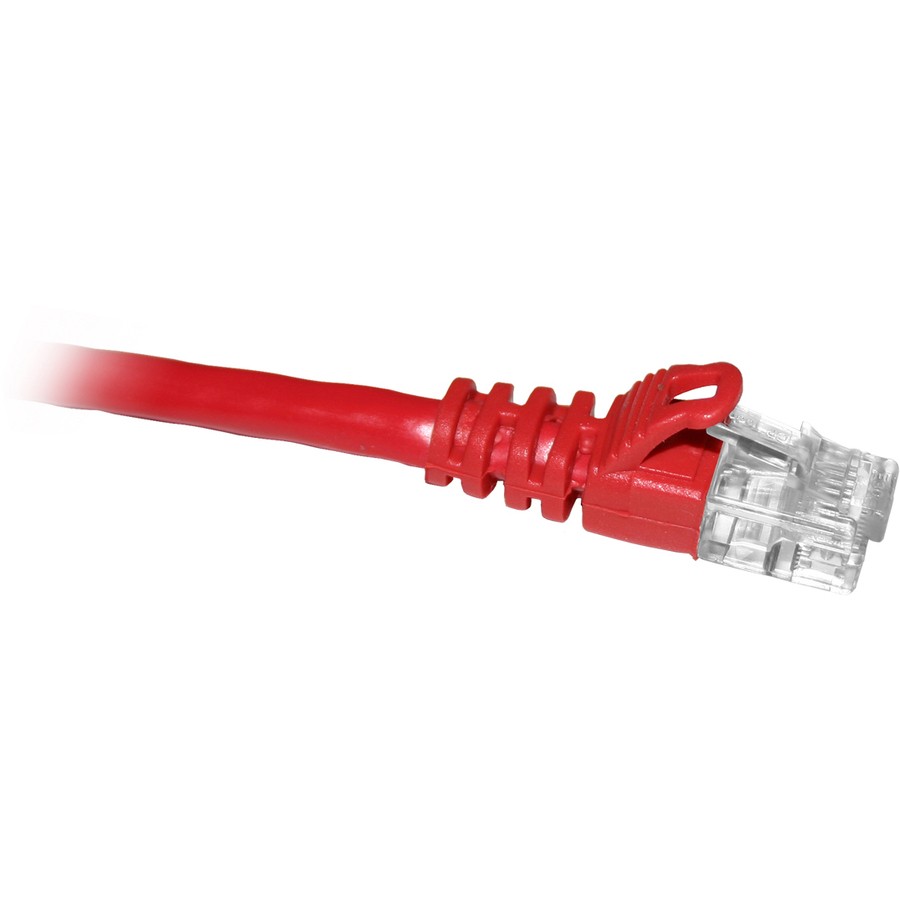 ClearLinks 50FT Cat5E 350MHZ Red Molded Snagless Patch Cable