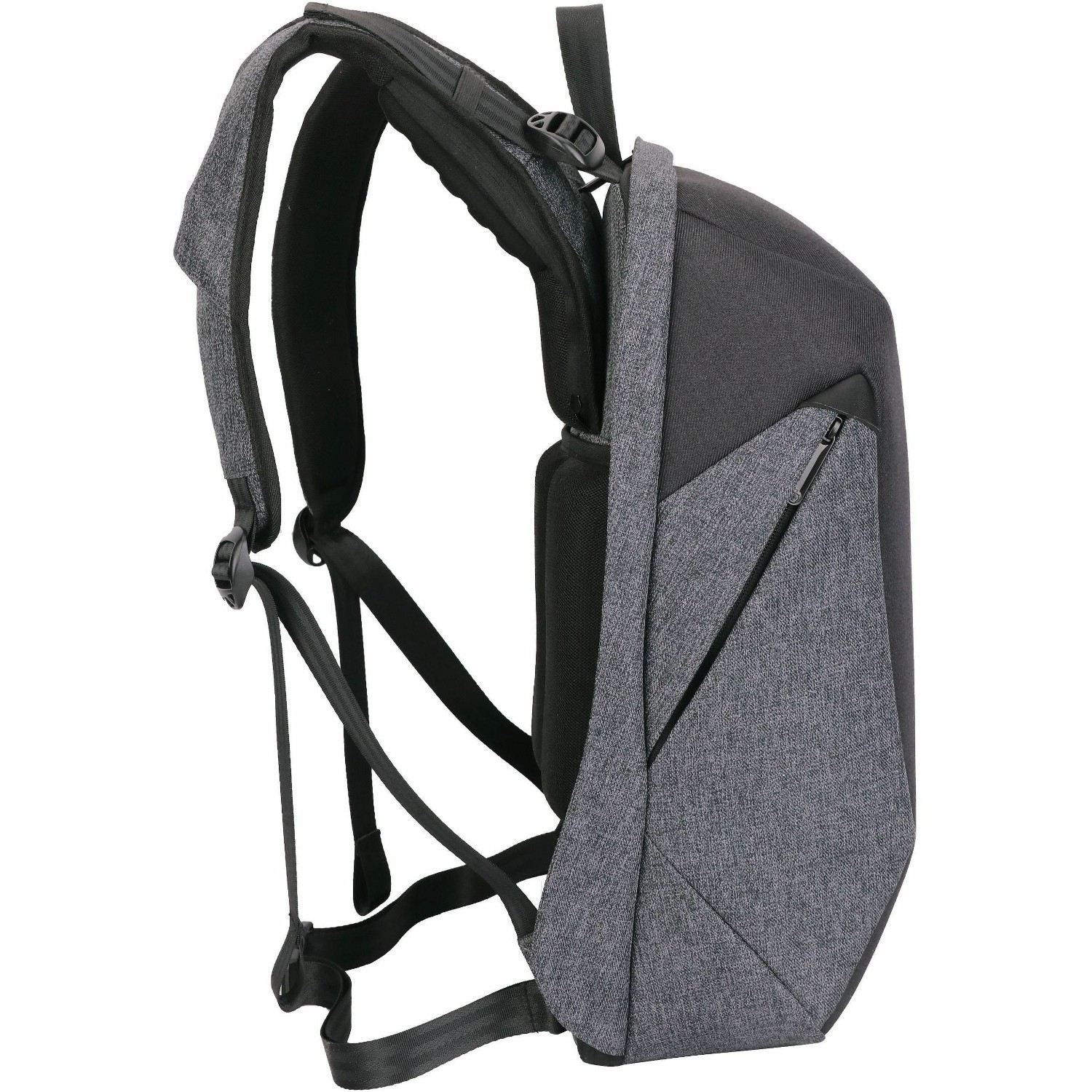 Swissdigital COSMO 3.0 Massage Backpack - Durable, TSA-Approved Bag with Patented Massage System, USB Charging Port, RFID Protection, Padded Laptop Compartment, Fits up to 16" Laptop, iPad/Tablet Compartment, Trolley Sleeve, Water Bottle Holders, Multifunction Pockets, Ergonomic Straps, and Breathable Back Panel