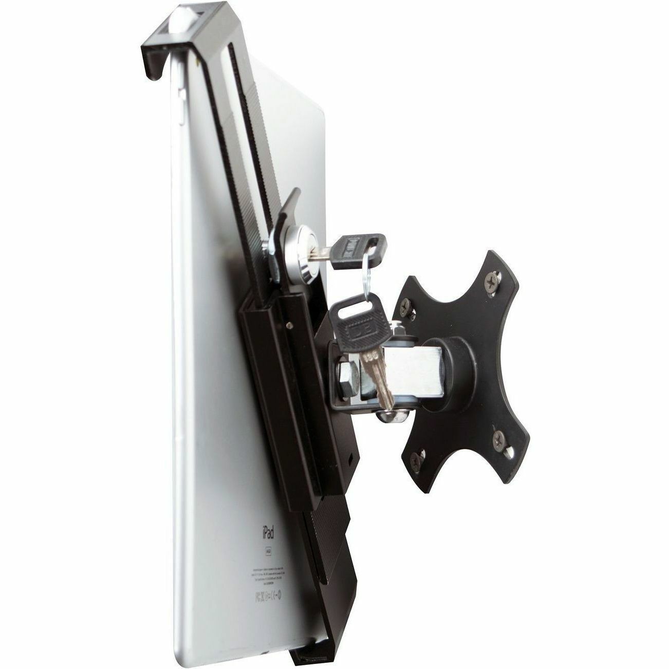CTA Digital Compact Security Wall Mount for 7-14 Inch Tablets, including iPad 10.2-inch (7th/ 8th/ 9th Generation)