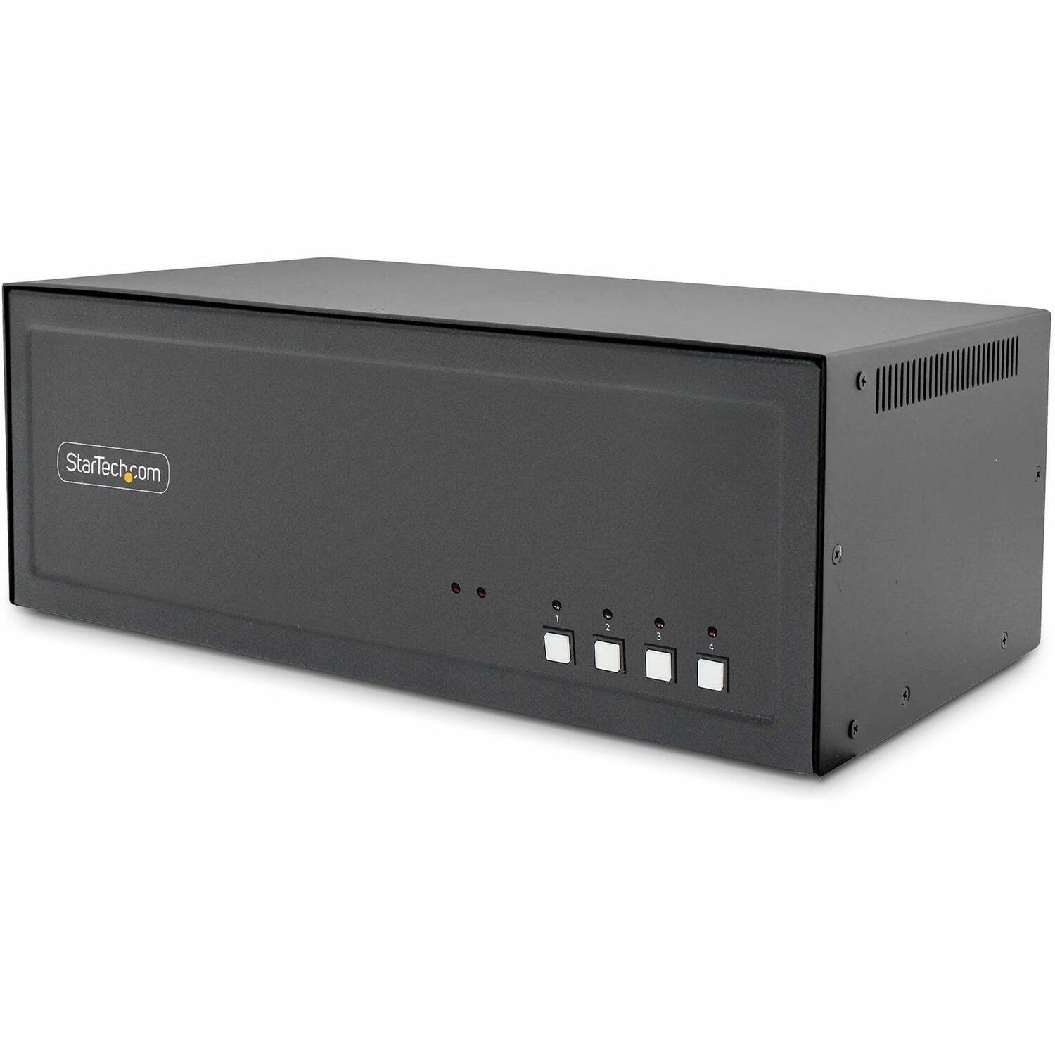 StarTech Secure 4-Port Quad-Monitor KVM Switch, HDMI / DisplayPort / DVI, 4K 60Hz, NIAP 4.0, CAC, Made in the USA