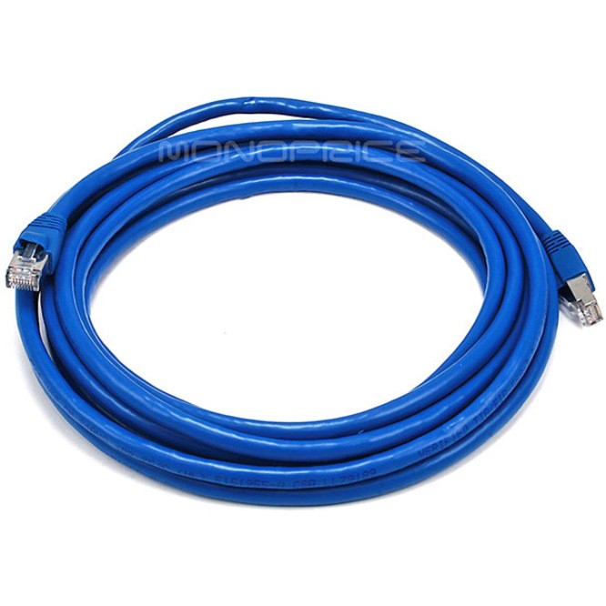 Monoprice Cat6a 24Awg STP Cable_ 14FT BL